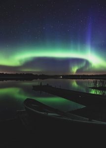 aurore boréale de Finlande